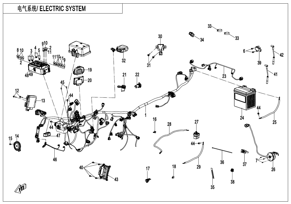 ELECTRIC SYSTEM CF1000AZ-2-F15-1-V2