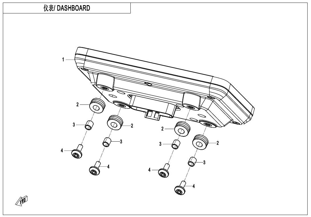DASHBOARD(7 INCH) CF1000AZ-2-F17-A