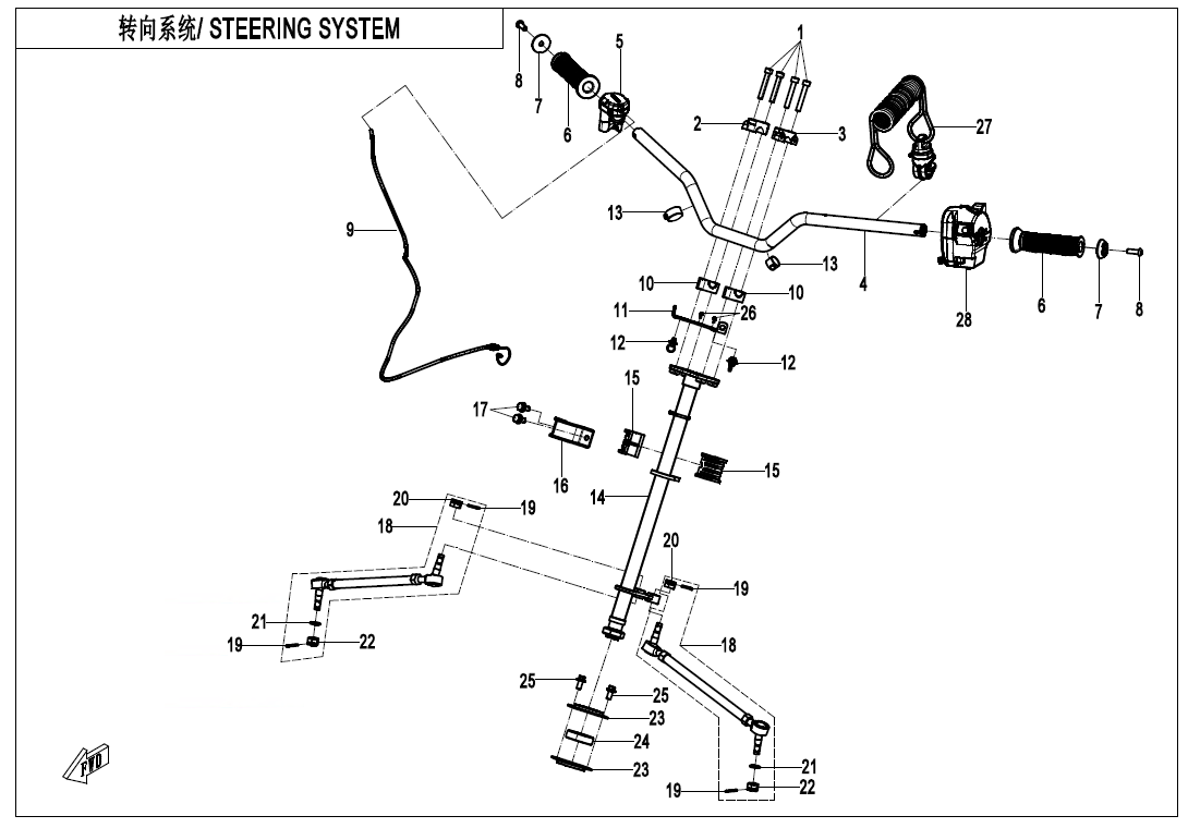 STEERING SYSTERM CF110AY10-F10