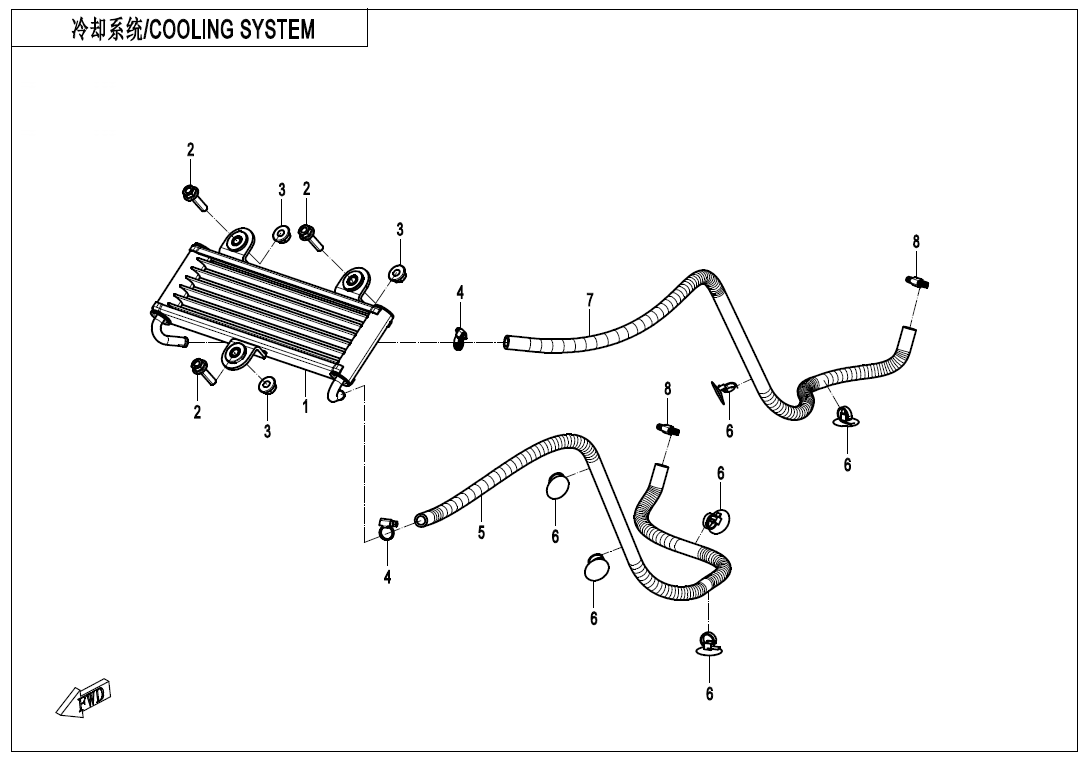 COOLING SYSTEM CF110AY10-F18