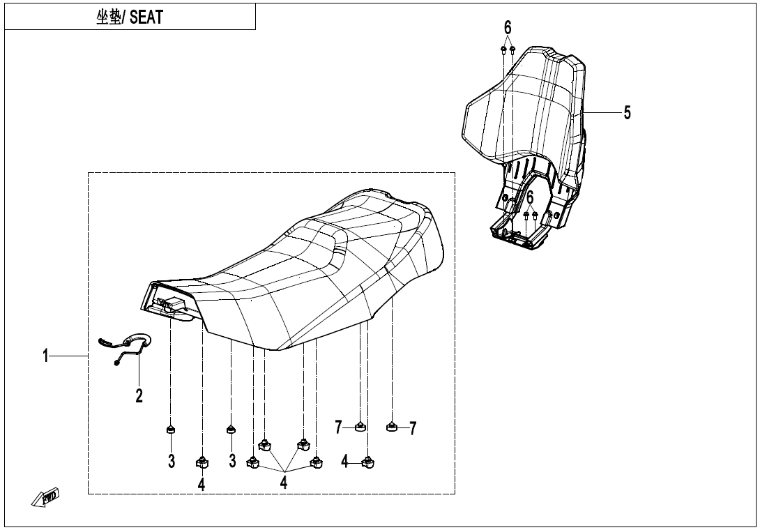 SEAT CF400AZ-7L-F13