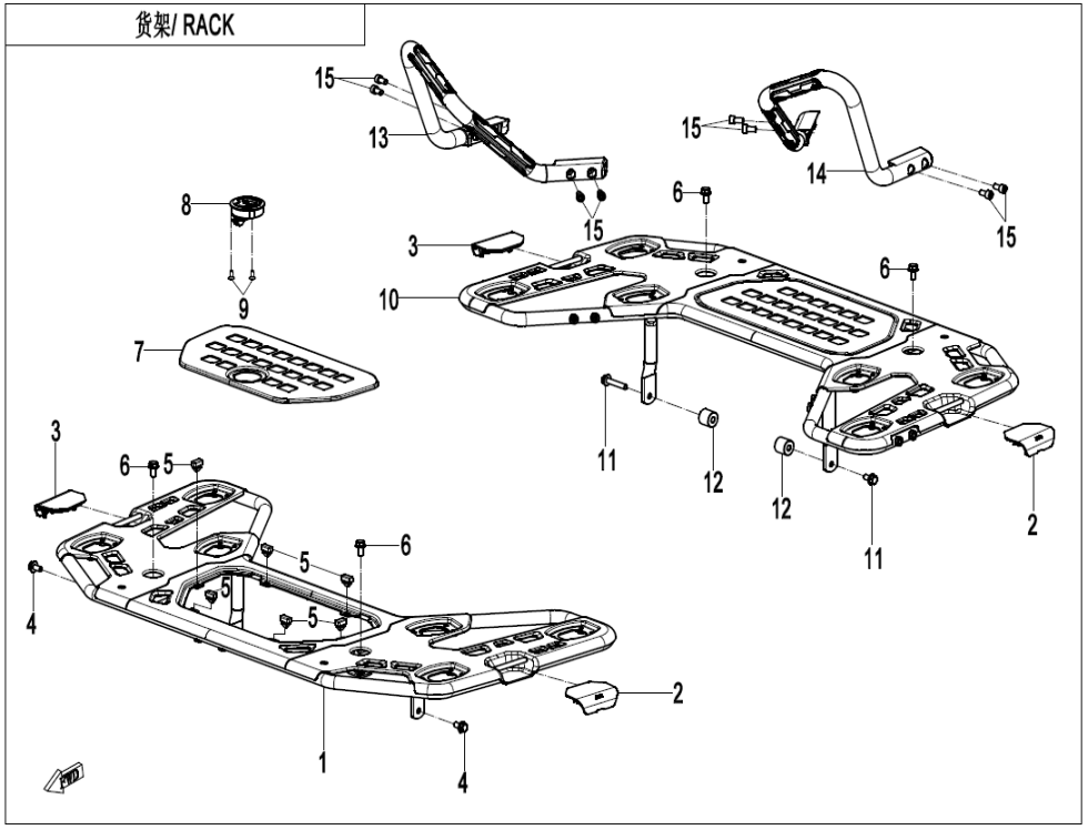 RACK(STEEL) CF400AZ-7L-F14-A
