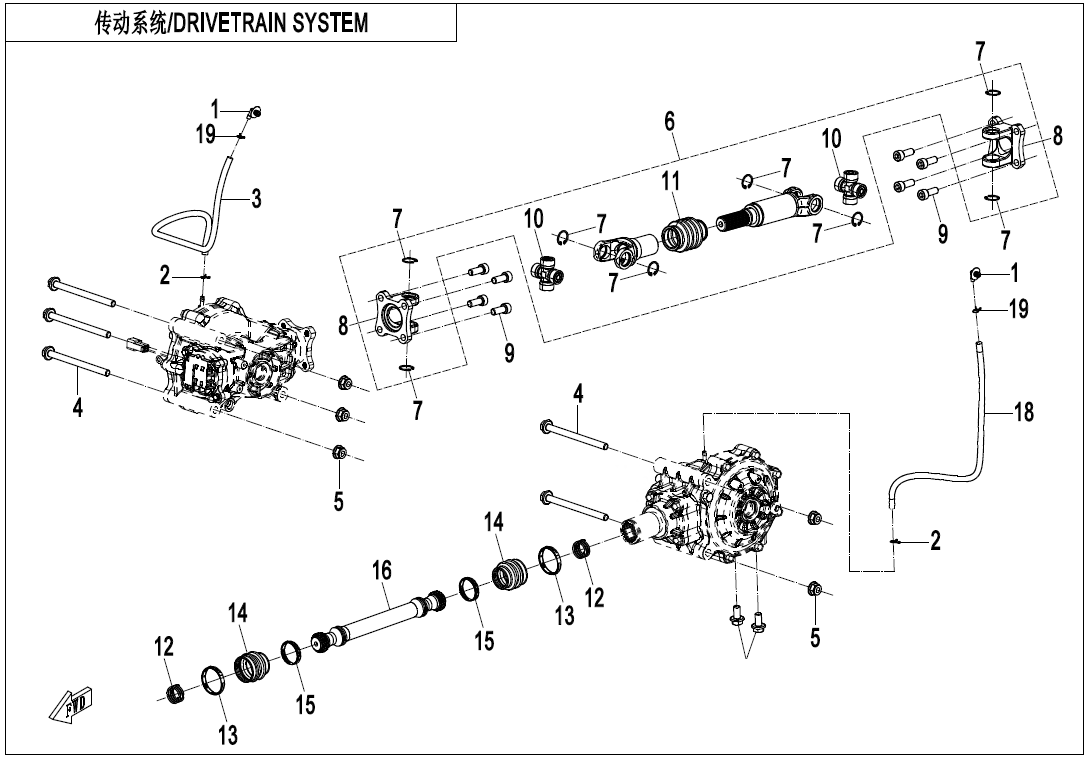 DRIVETRAIN SYSTEM CF400AZ-7L-F30