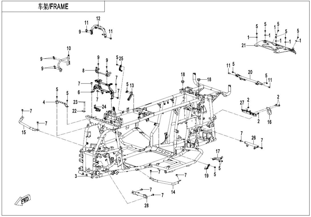 FRAME CF500AZ-17L-F03