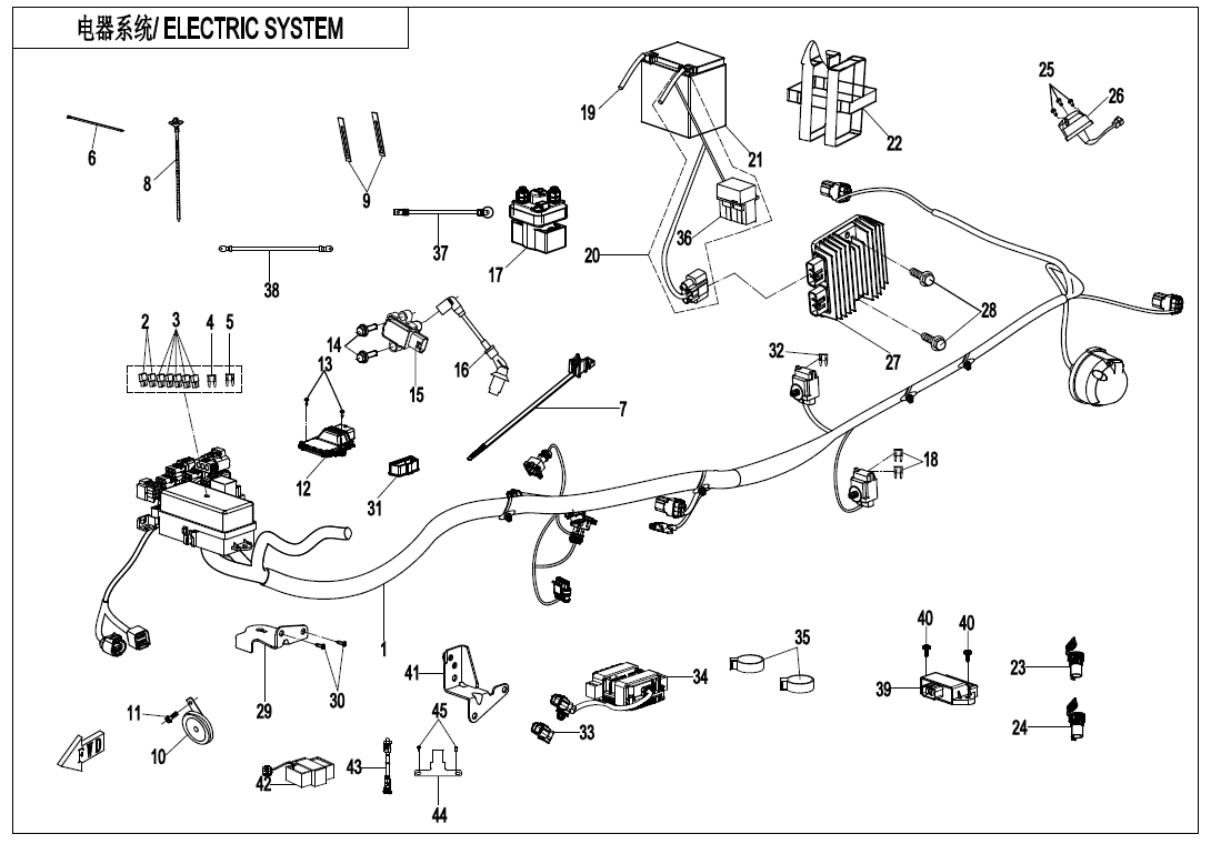 ELECTRIC SYSTEM CF600AU-3LA-F15-1-B
