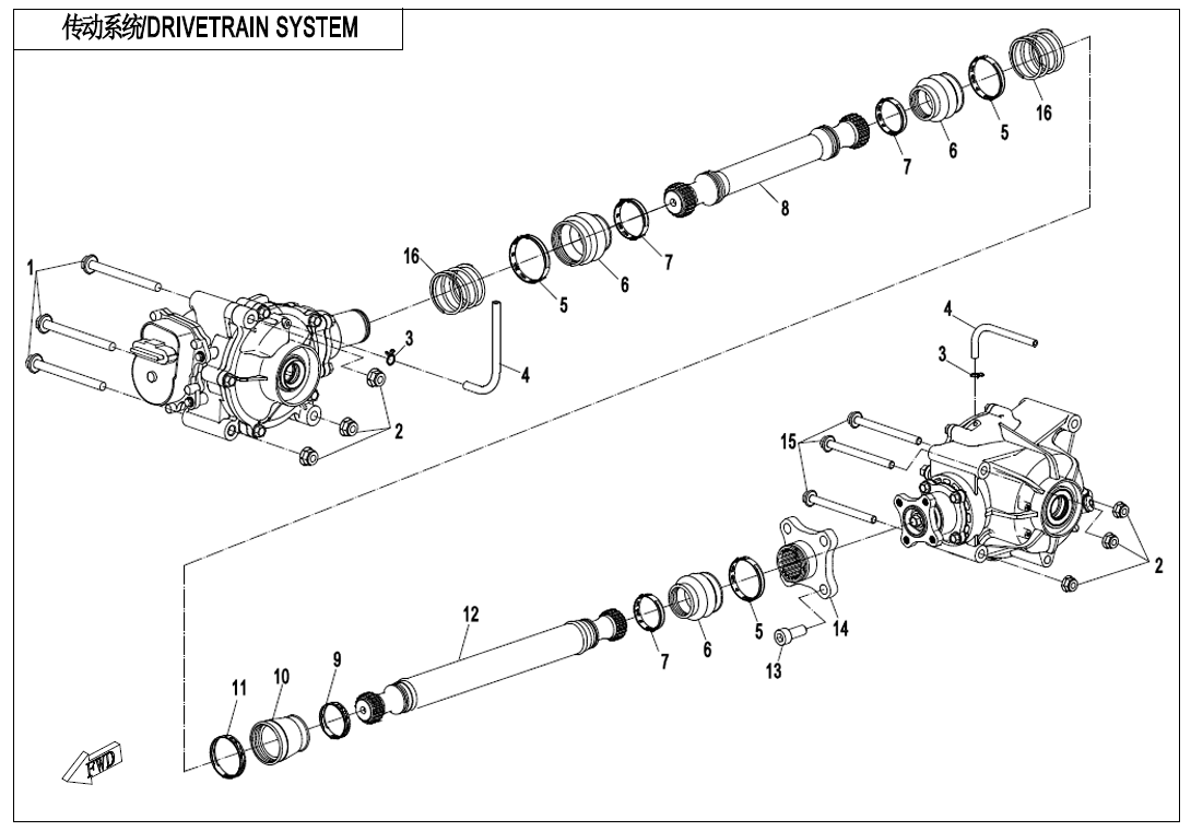 DRIVETRAIN SYSTEM
