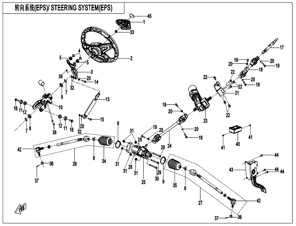 STEERING SYSTEM CF1000SU-D-F10