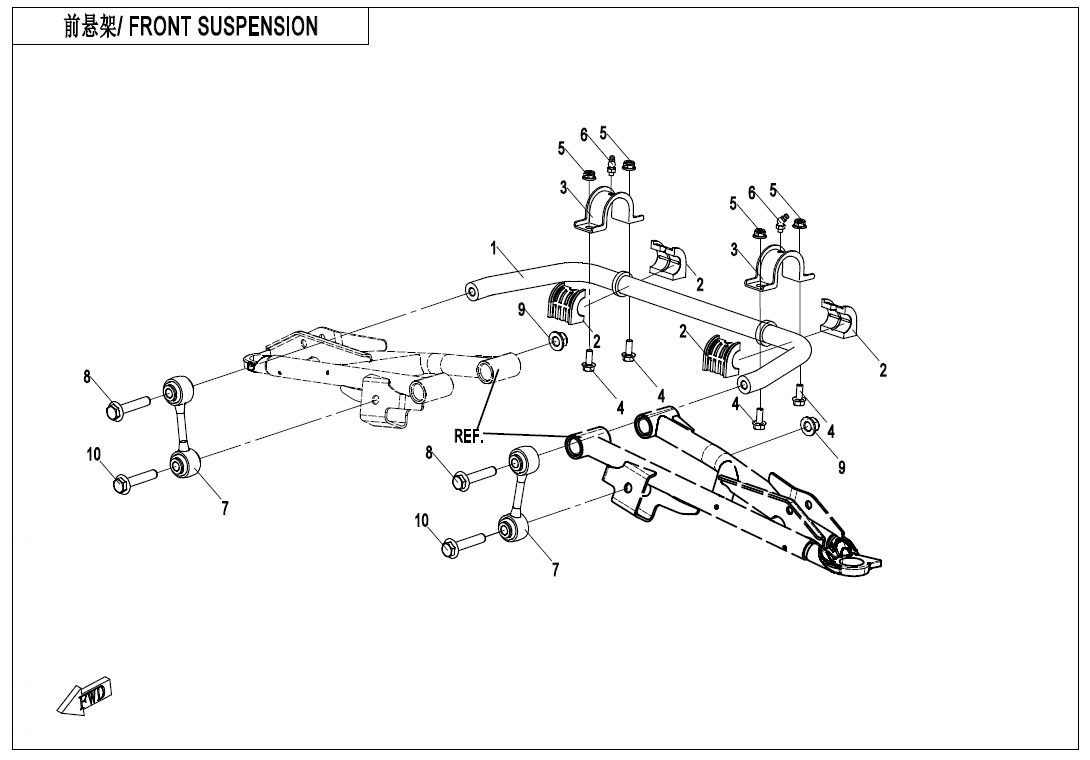 FRONT SUSPENSION CF1000SZ-3L-F05-3