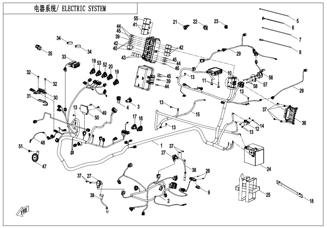 ELECTRIC SYSTEM CF1000SZ-3L-F15-1