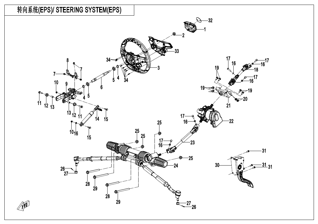STEERING SYSTEM(EPS) CF1000SZ-L-F10