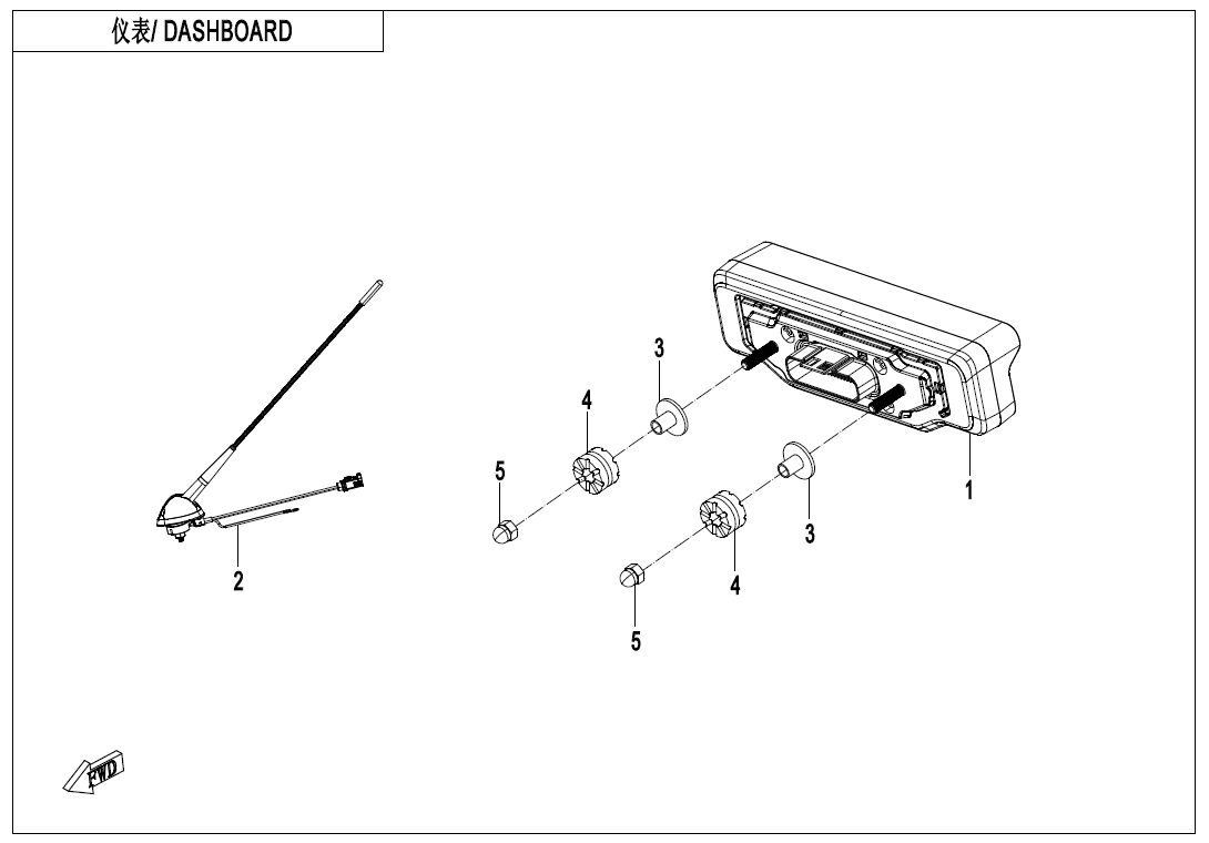 DASHBOARD CF1000SZ-L-F17-A