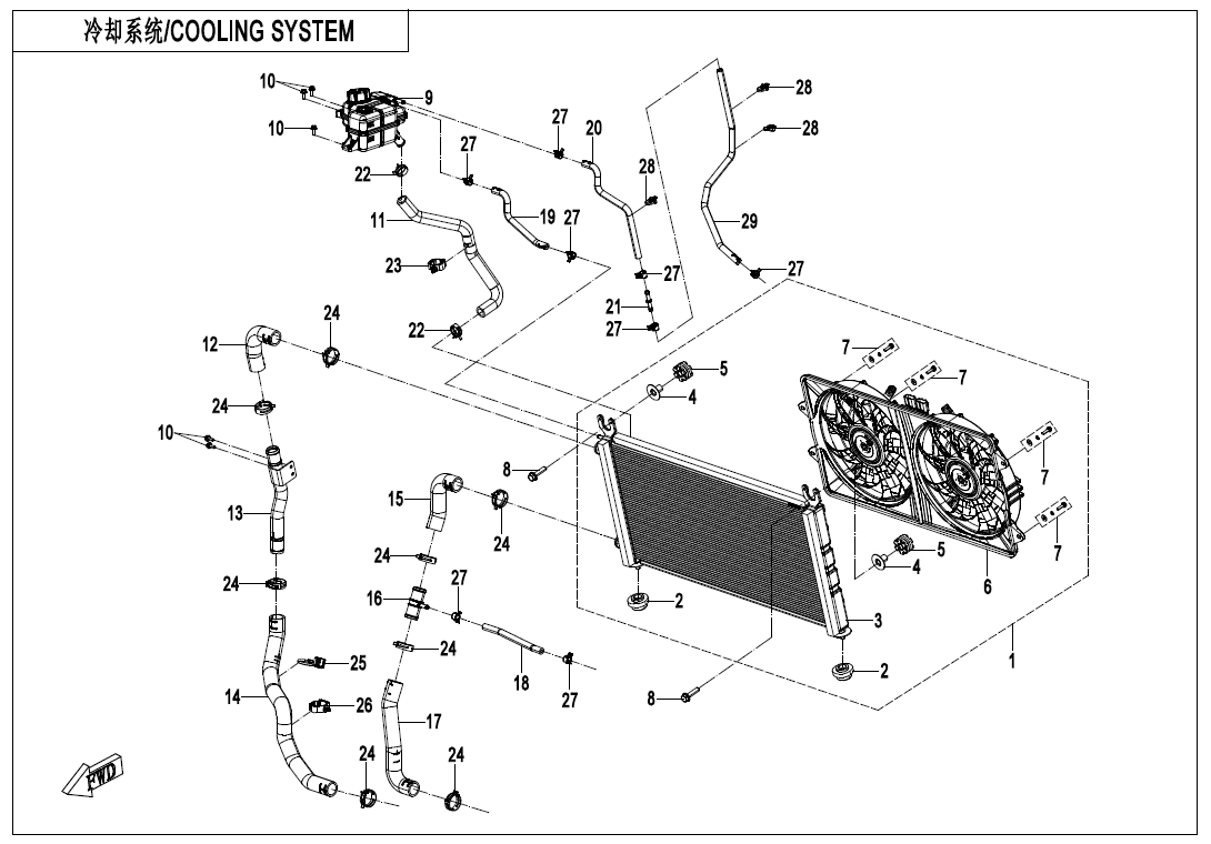 COOLING SYSTEM CF1000SZ-L-F18