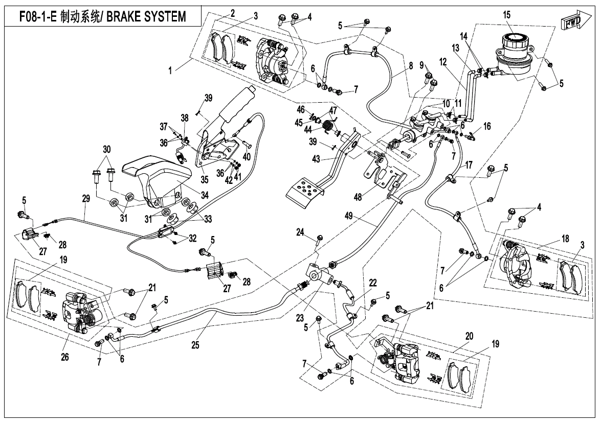BRAKE SYSTEM(2018，ORDINARY)