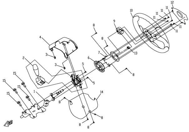 STEERING SYSTEM I CF500-3-F03
