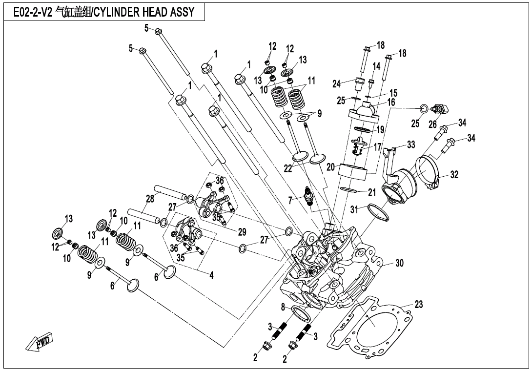 CYLINDER HEAD ASSY UTV/SSV CYLINDER HEAD ASSY UTV/SSV