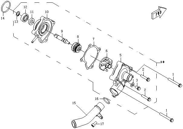 WATER PUMP ASSY Z6 WATER PUMP ASSY Z6