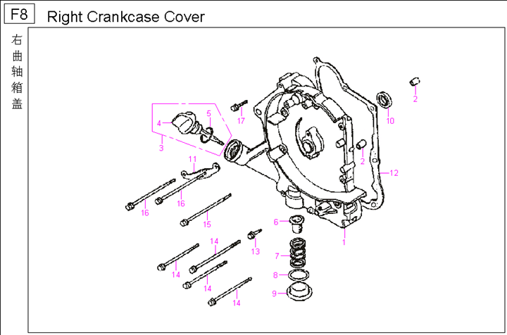 Right Crankcase Cover