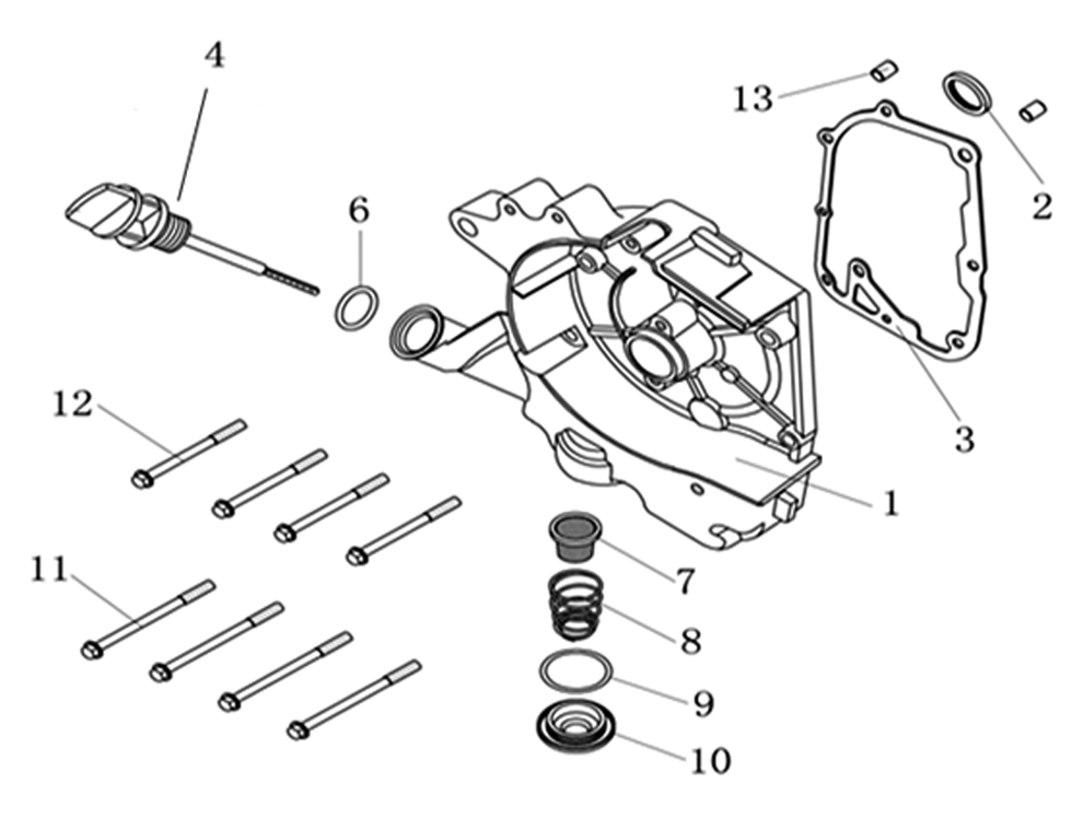 RIGHT COVER COMP 1P39QMB-E04
