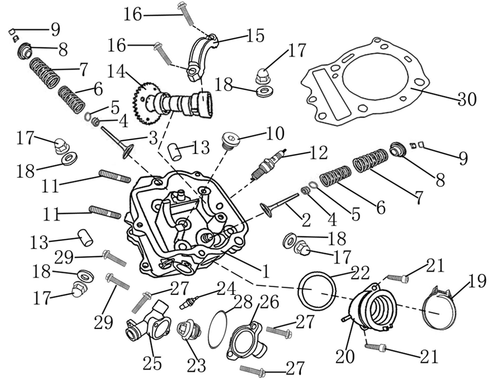 CYLINDER HEAD COMP