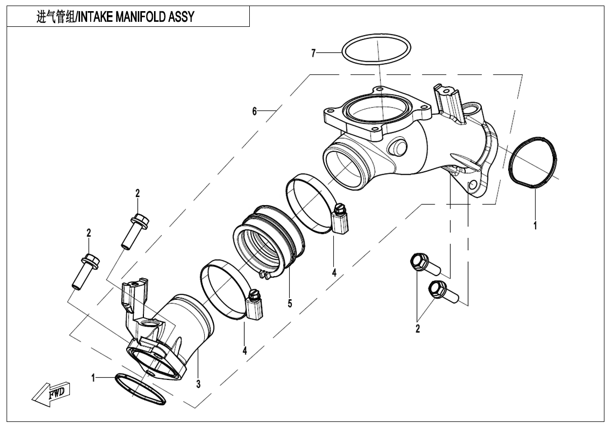 INTAKE MANIFOLD ASSY INTAKE MANIFOLD ASSY
