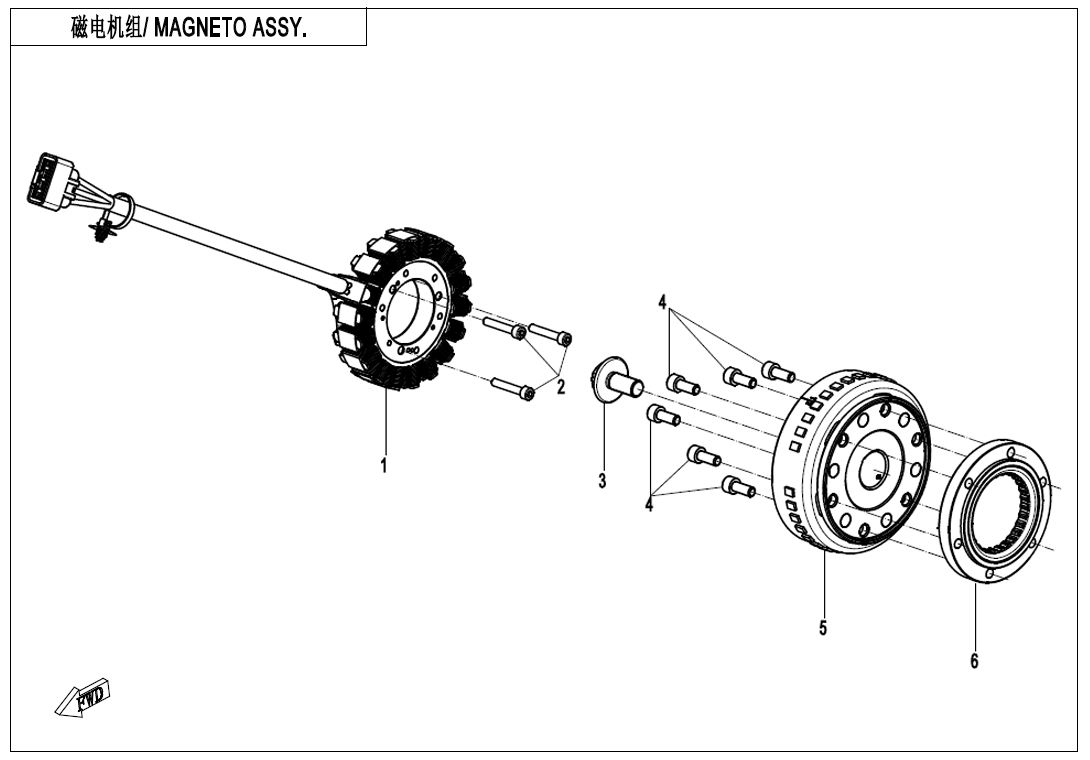 MAGNETO ASSY. MAGNETO ASSY.