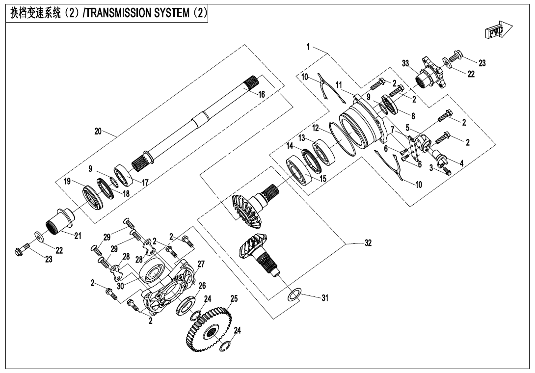 TRANSMISSION SYSTEM(2) TRANSMISSION SYSTEM(2)