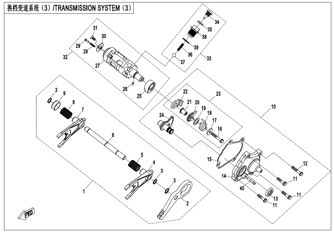 TRANSMISSION SYSTEM(3) TRANSMISSION SYSTEM(3)