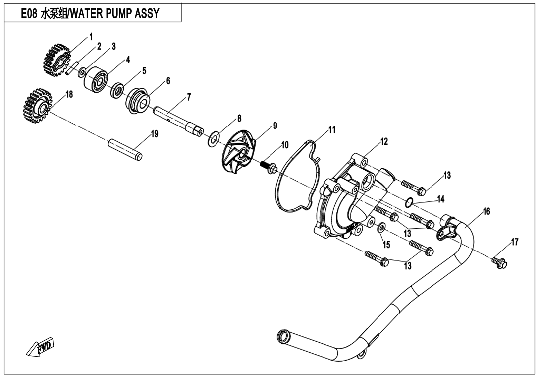WATER PUMP ASSY WATER PUMP ASSY