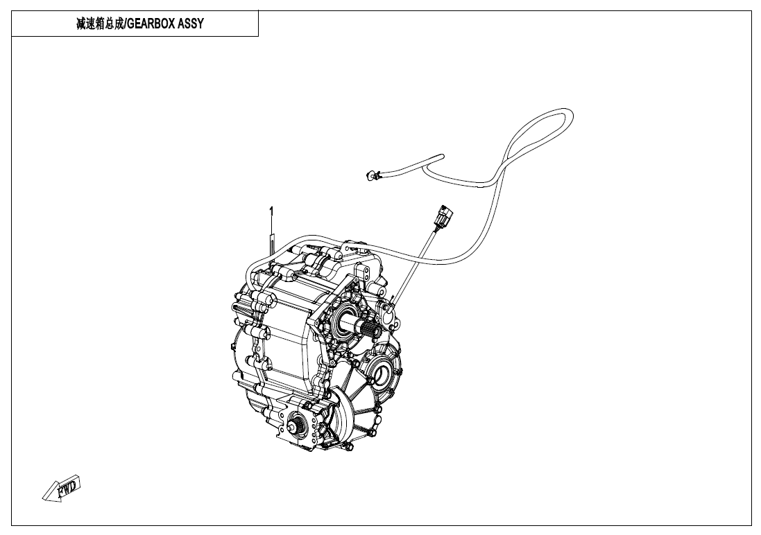 GEARBOX ASSY 380Y-2A-E06-3