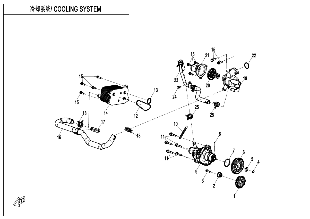 COOLING SYSTEM 380Y-2A-E08