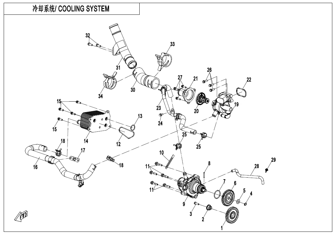 COOLING SYSTEM 380Y-2C-E08