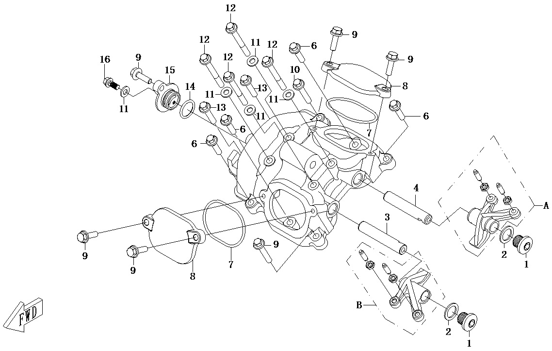 CYLINDER HEAD COVER CYLINDER HEAD COVER