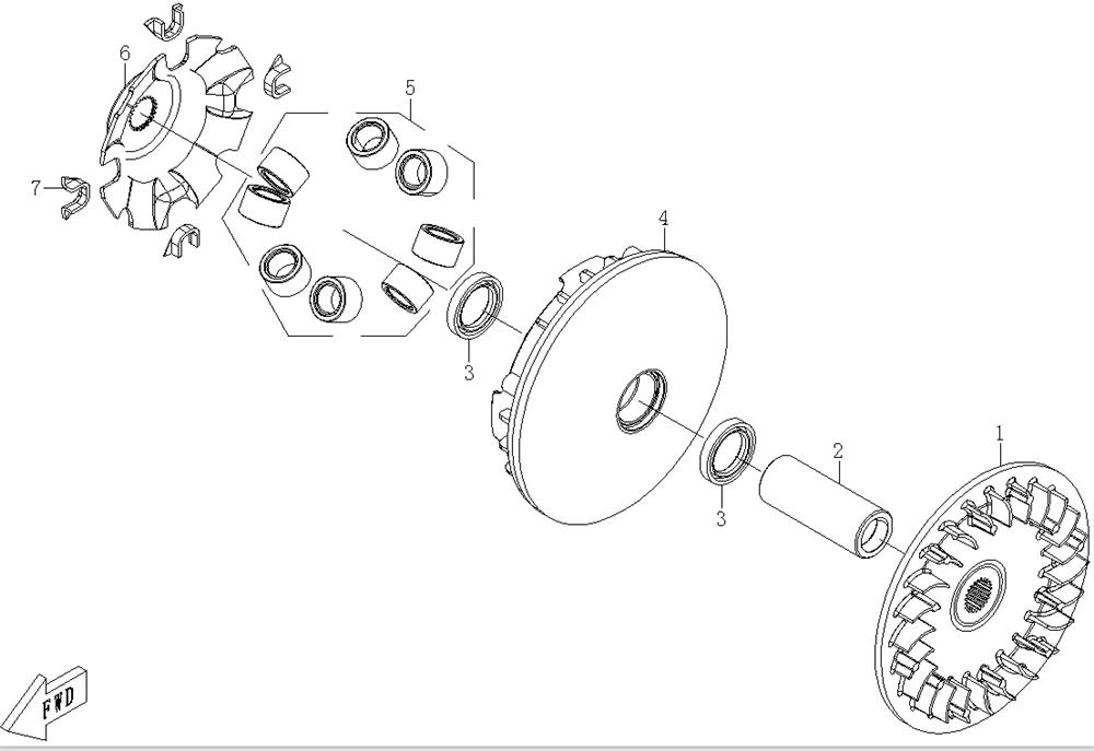 PRIMARY SHEAVE PRIMARY SHEAVE