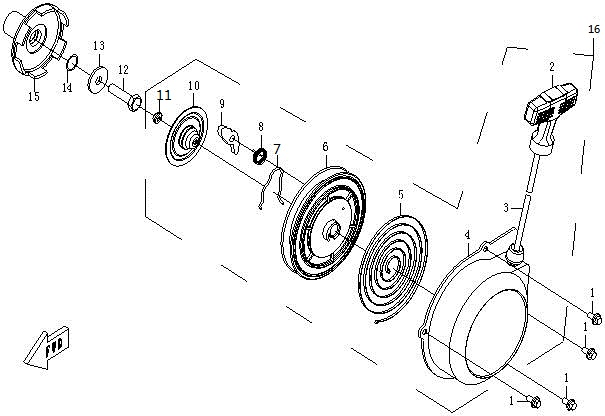 RECOIL STARTER RECOIL STARTER